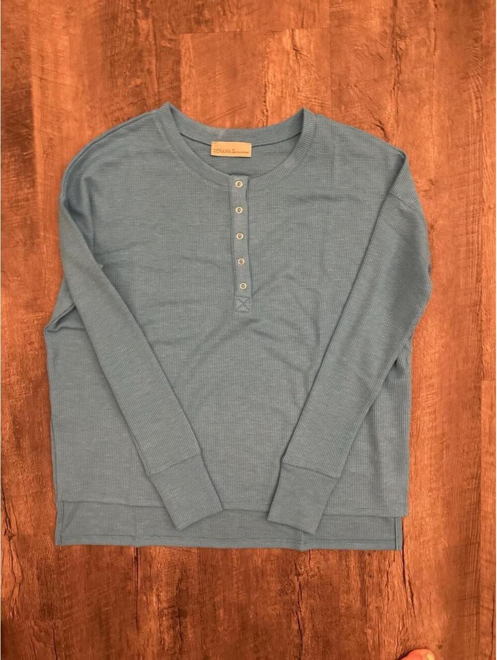 Zenana Women's Blue Shirt